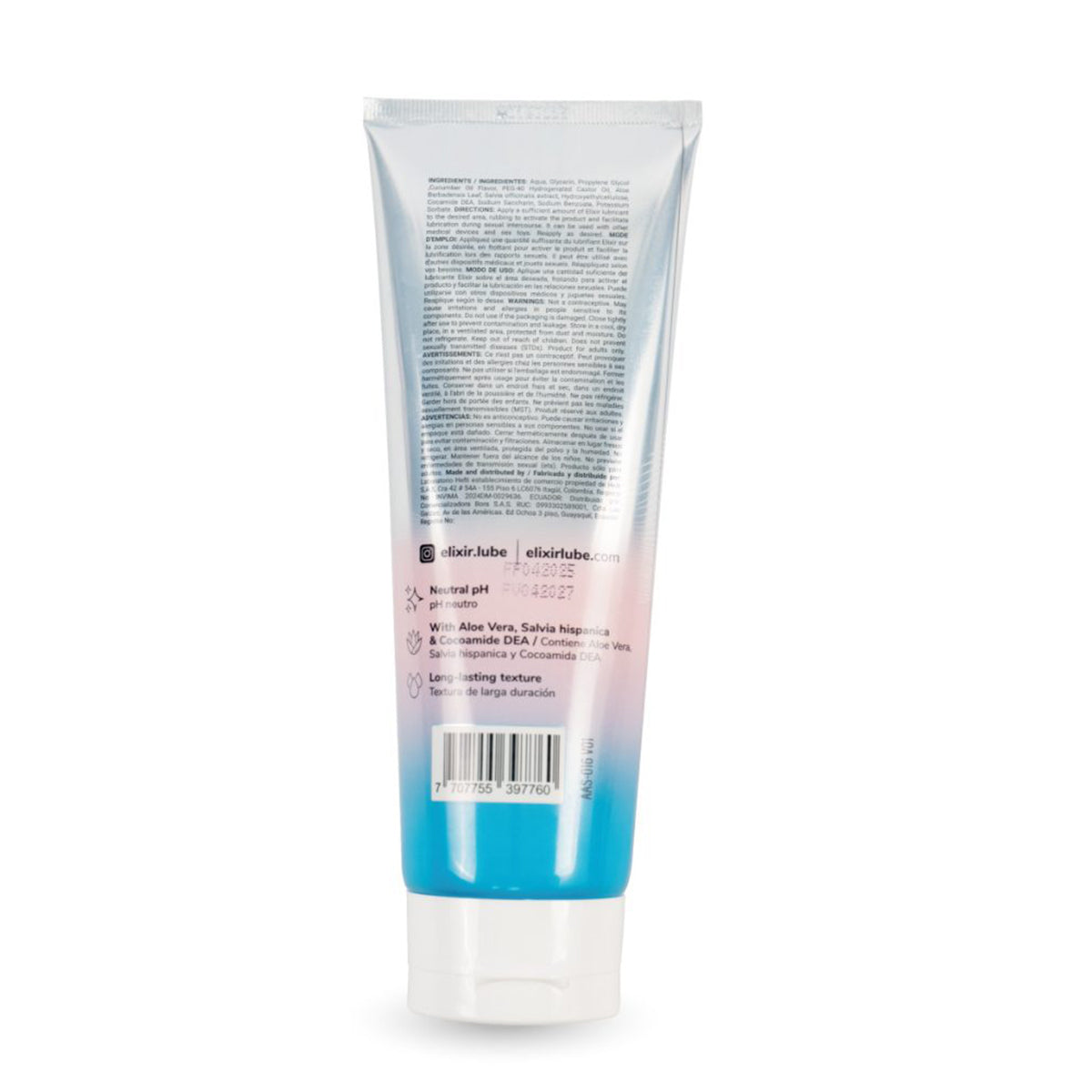 Lubricante Intimo Cum Piel Sensible 250 ml