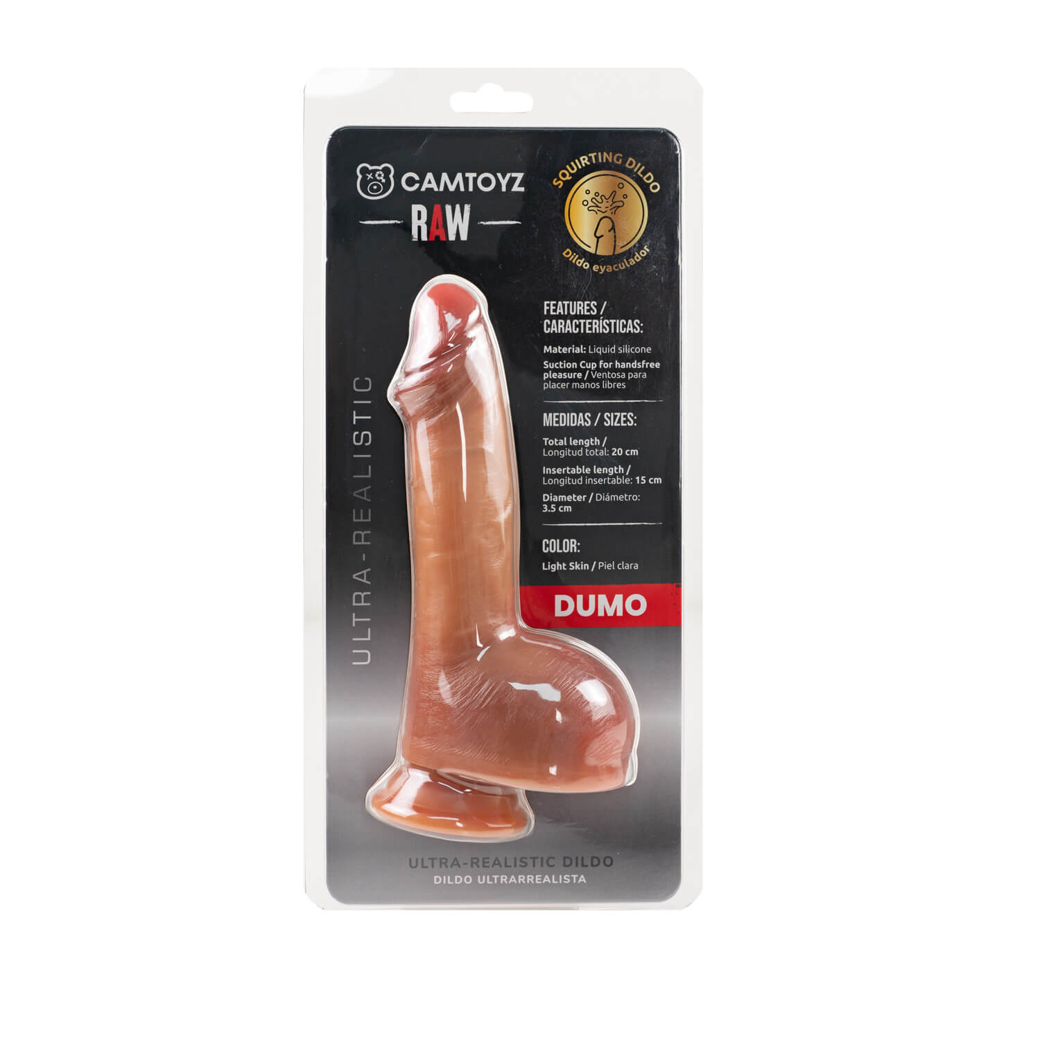 Dildo Ultra Realista Eyaculador Dumo 20 cm
