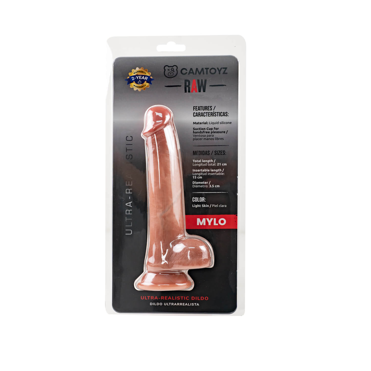 Dildo Ultra Realista Mylo 21 cm