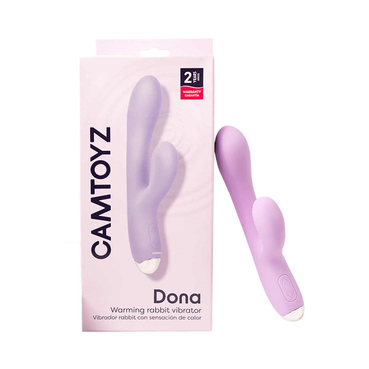 Vibrador Rabbit con sensación de calor Dona